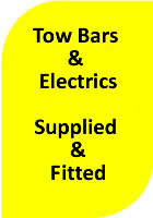 towbars & electrics fitted , 7 pin etc
